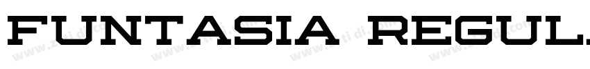 funtasia regular字体转换